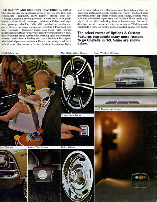 1969 Chev Chevelle Canadian Brochure Page 1